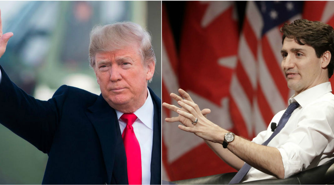 Donald Trump-Justin Trudeau