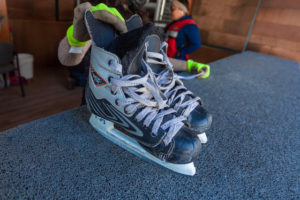 Pista de hielo de Navidad