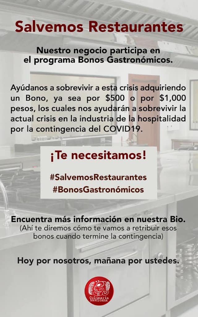 Salvemos restaurantes