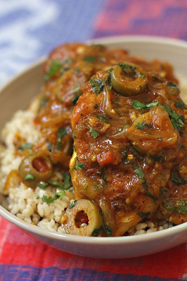 Pollo marroquí ambarino