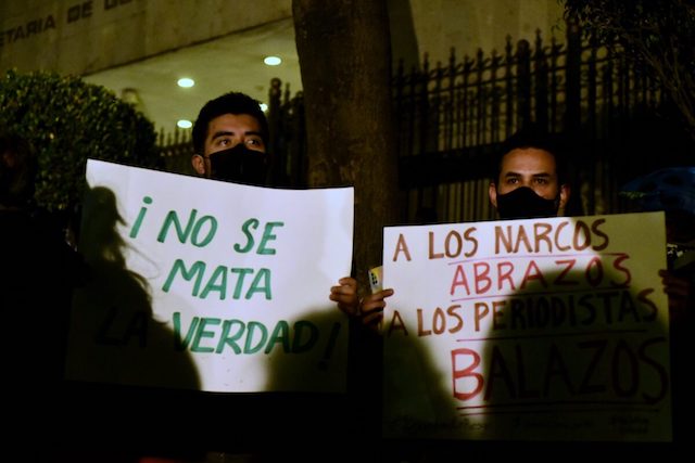 Los periodistas reclaman justicia