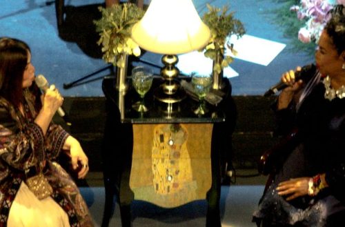 Eva Ayllón y Tania Libertad