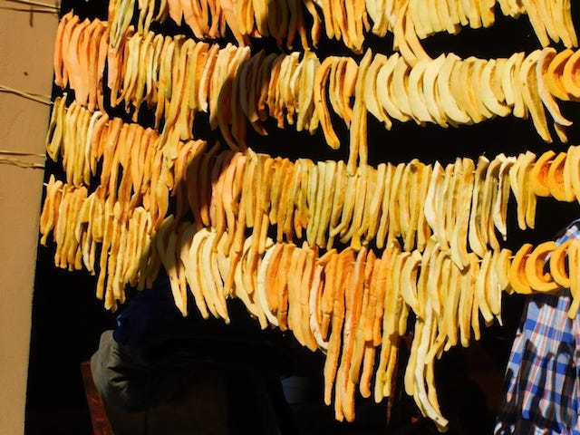 Orejones de calabaza